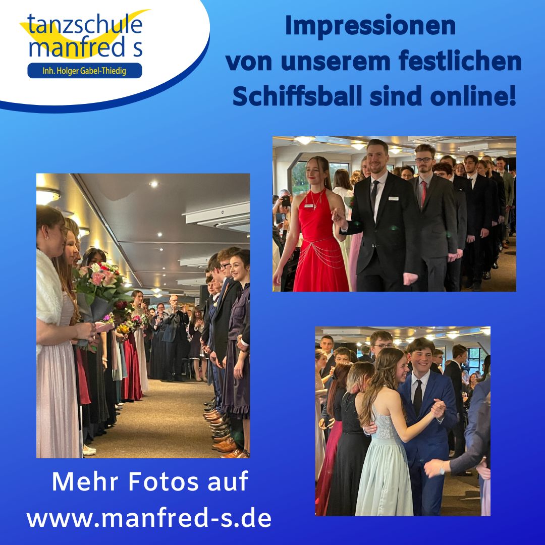 Fotos von unserem Schiffsball jetzt in der Galerie! 